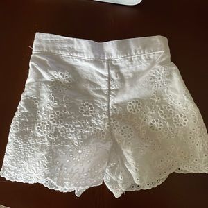 White Summer Cotton Shorts for Baby